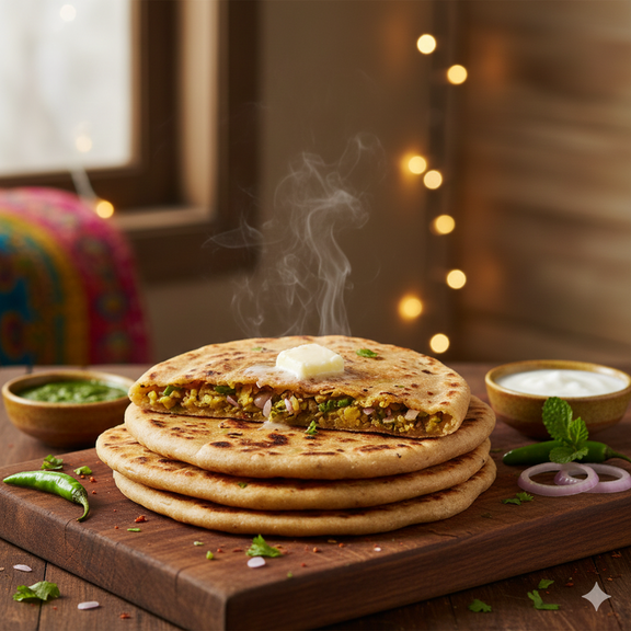 Aloo Pyaaz Paratha