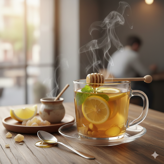 Honey, Lemon & Ginger Tea