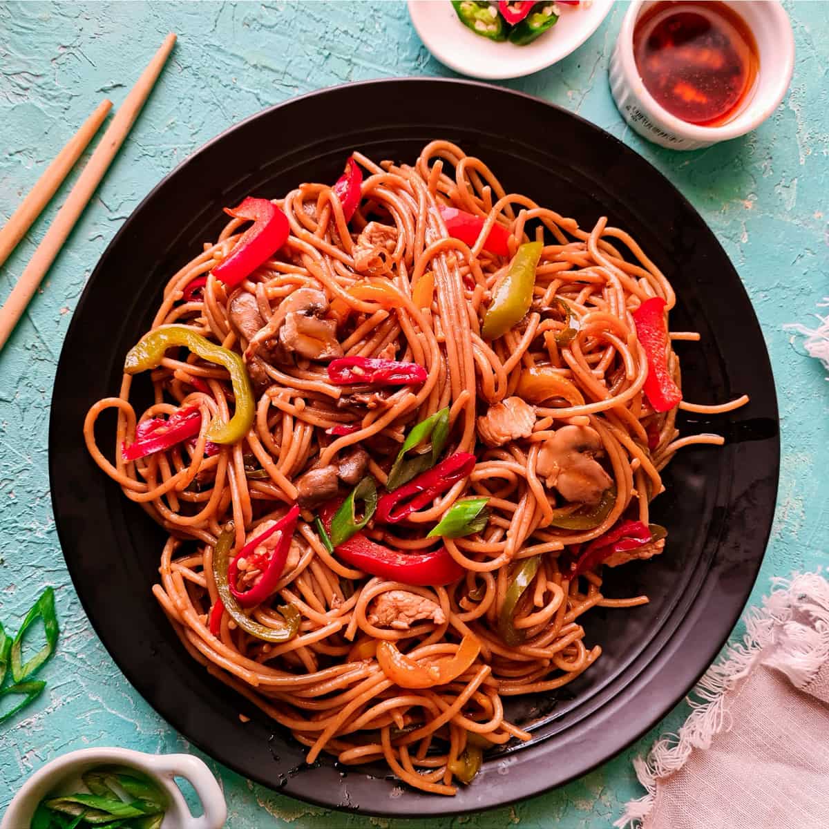 Chicken Garlic Noodles