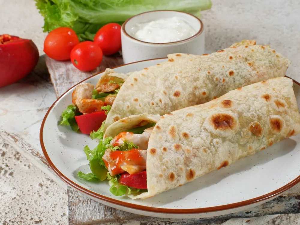 Double Egg Double Chicken Seekh Roll