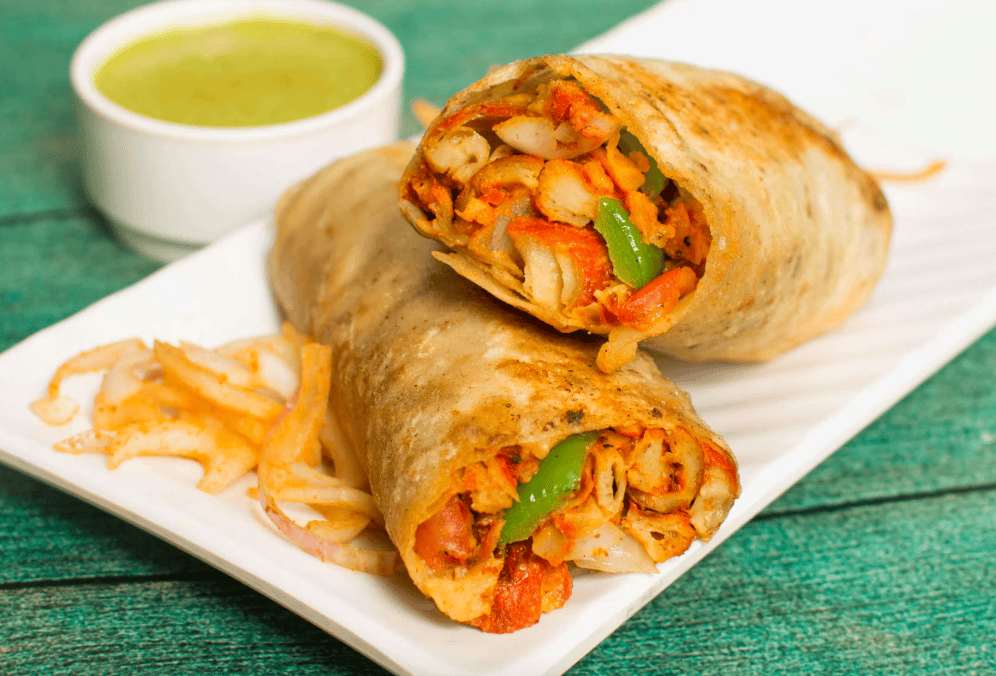 Double Soya Chaap Roll
