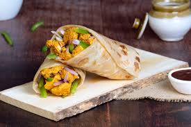 Egg Chicken Tikka Roll