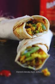 Paneer Bhurji Roll