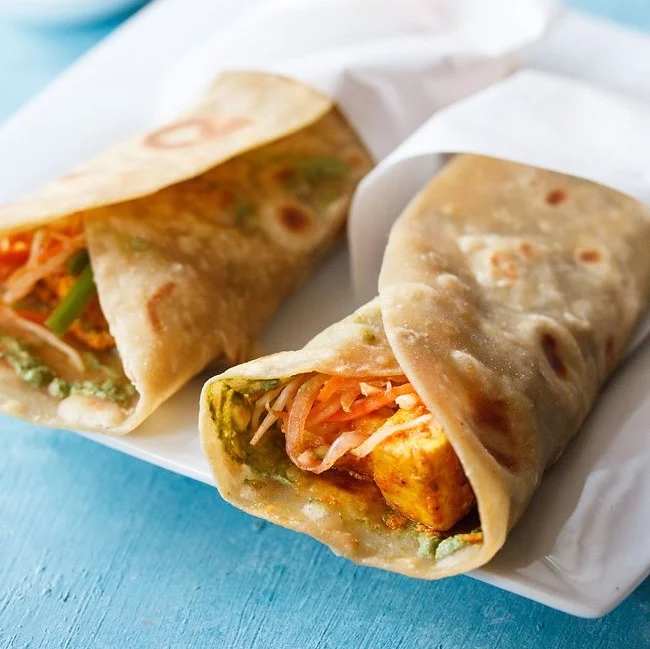 Paneer Tikka Masala Roll