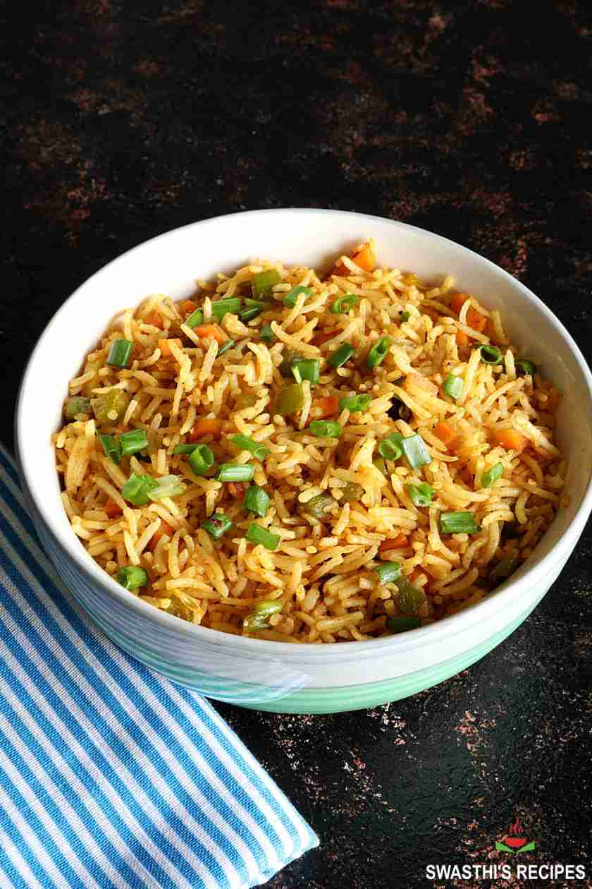 Veg Singapuri Fried Rice