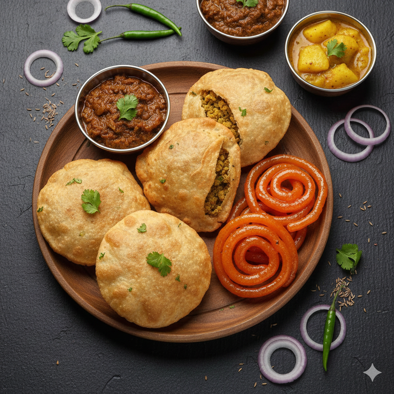 Gobi Kulcha + Chaas