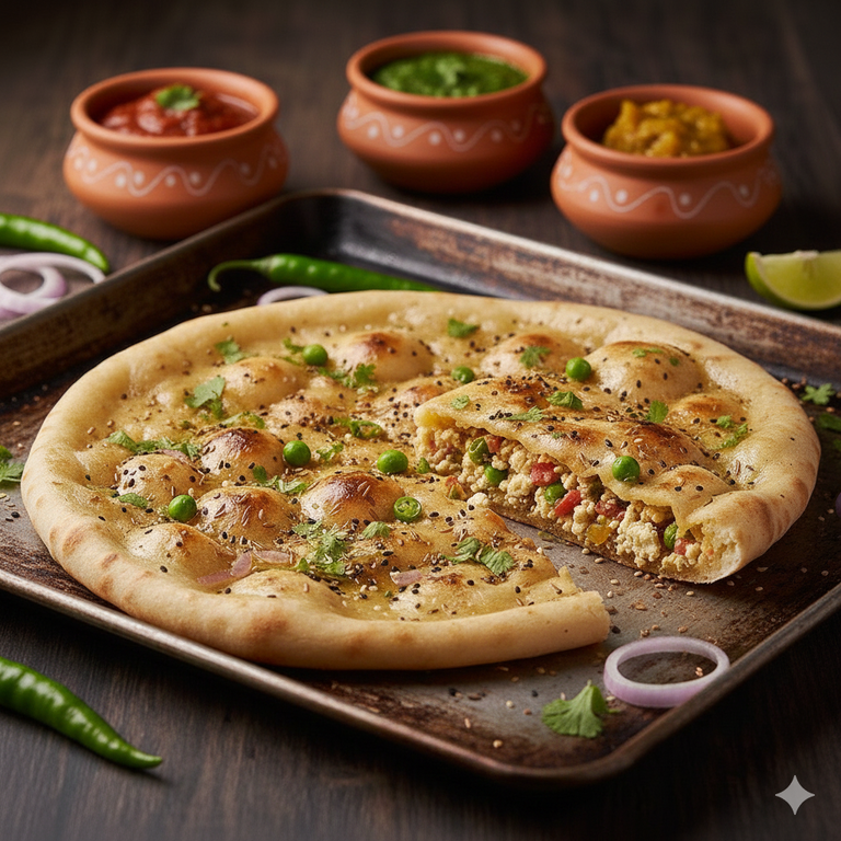 Paneer Pyaz Naan
